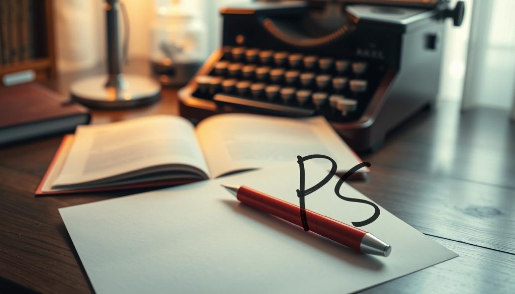 PS dans une correspondance PS dans une correspondance