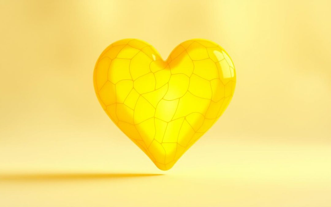 que signifie le coeur jaune